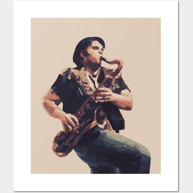 Eddie Playing the Saxophone RHPS Rock N Roll Wall Art by mareescatharsis